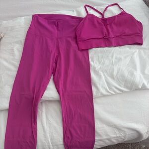 CRZ Yoga Pink Workout Set